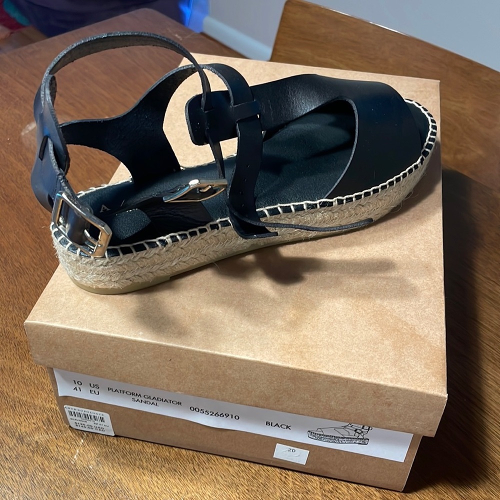 NWOT Anthropologie Platform Gladiator Sandal